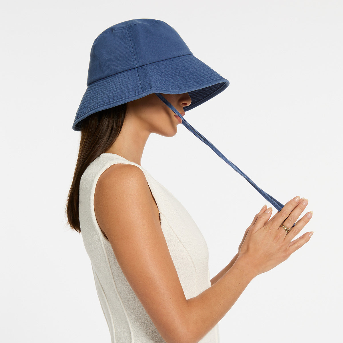 Status Anxiety Golden Days Bucket Hat French Blue