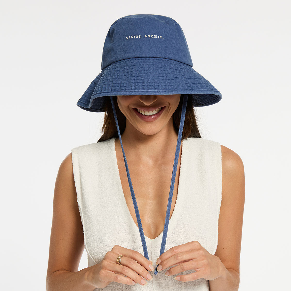 Status Anxiety Golden Days Bucket Hat French Blue