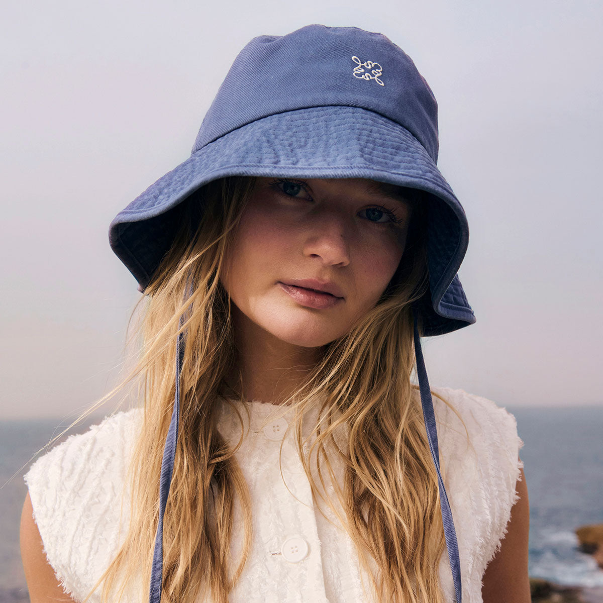 Status Anxiety Golden Days Bucket Hat French Blue