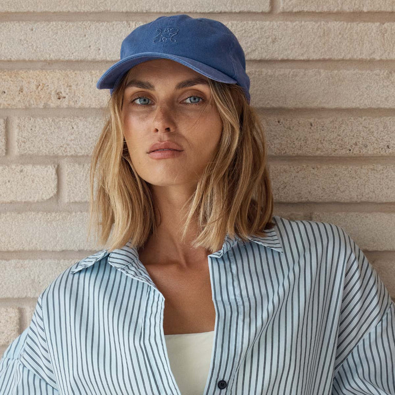 Status Anxiety Motif Cap French Blue