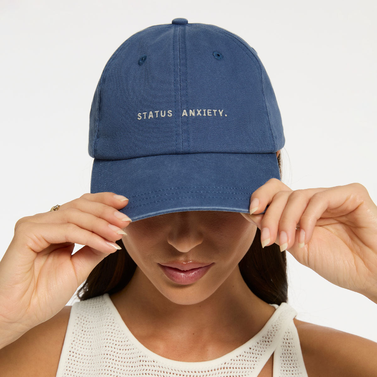Status Anxiety Under the Sun Hat French Blue
