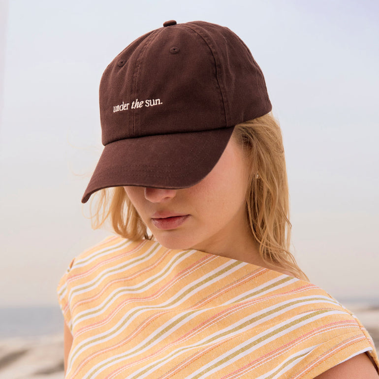 Status Anxiety Under the Sun Logo Hat Bark