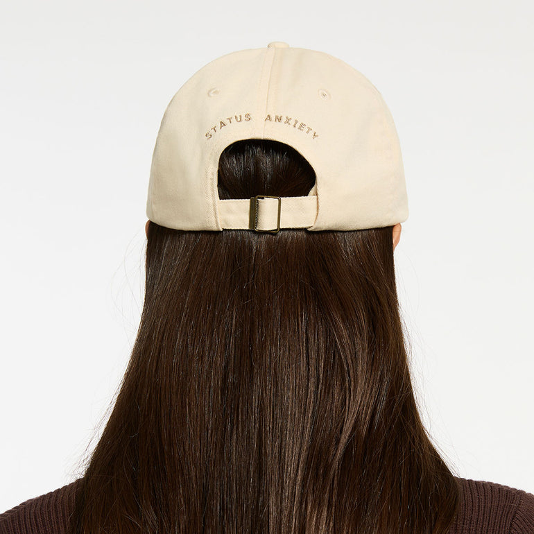 Status Anxiety Under the Sun Logo Hat Cream