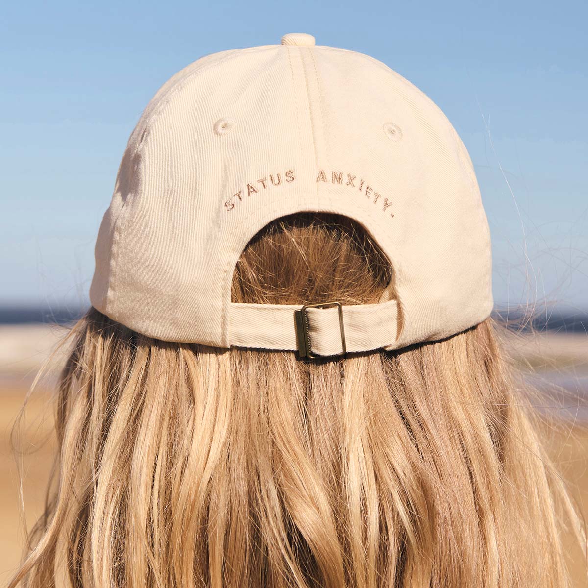 Status Anxiety Under the Sun Logo Hat Cream
