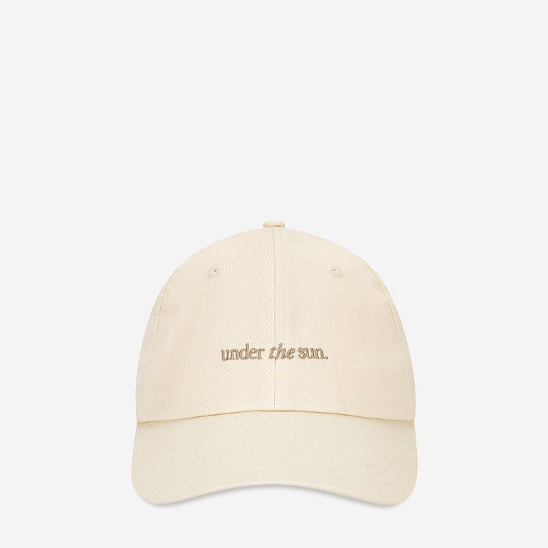 Status Anxiety Under the Sun Logo Hat Cream