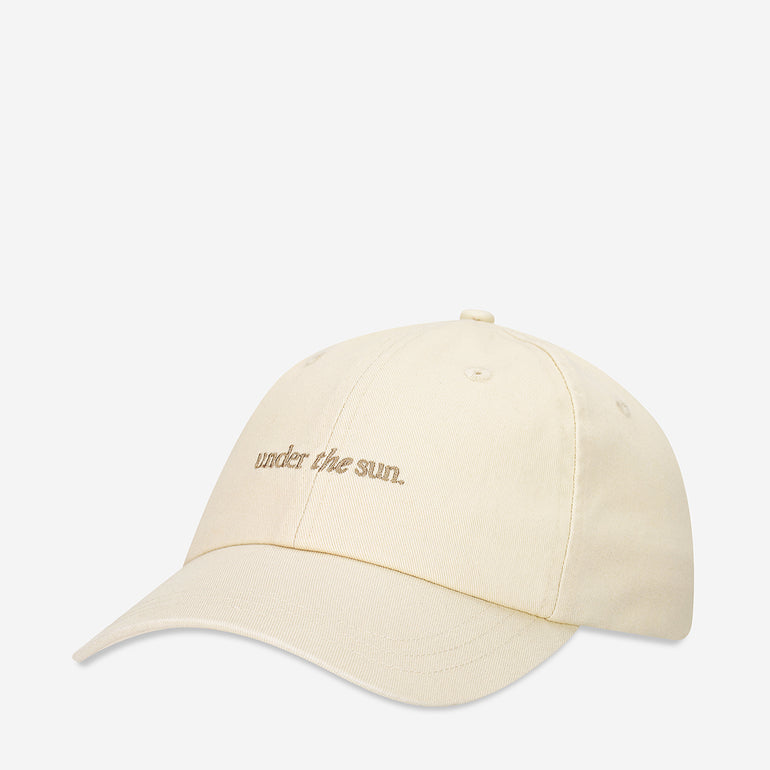 Status Anxiety Under the Sun Logo Hat Cream