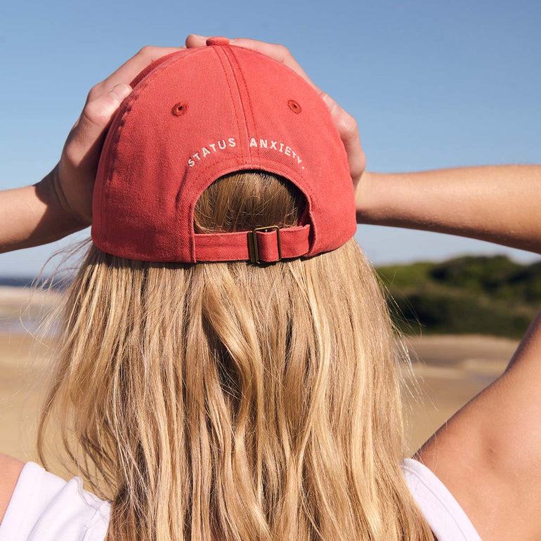 Status Anxiety Under the Sun Logo Hat Watermelon
