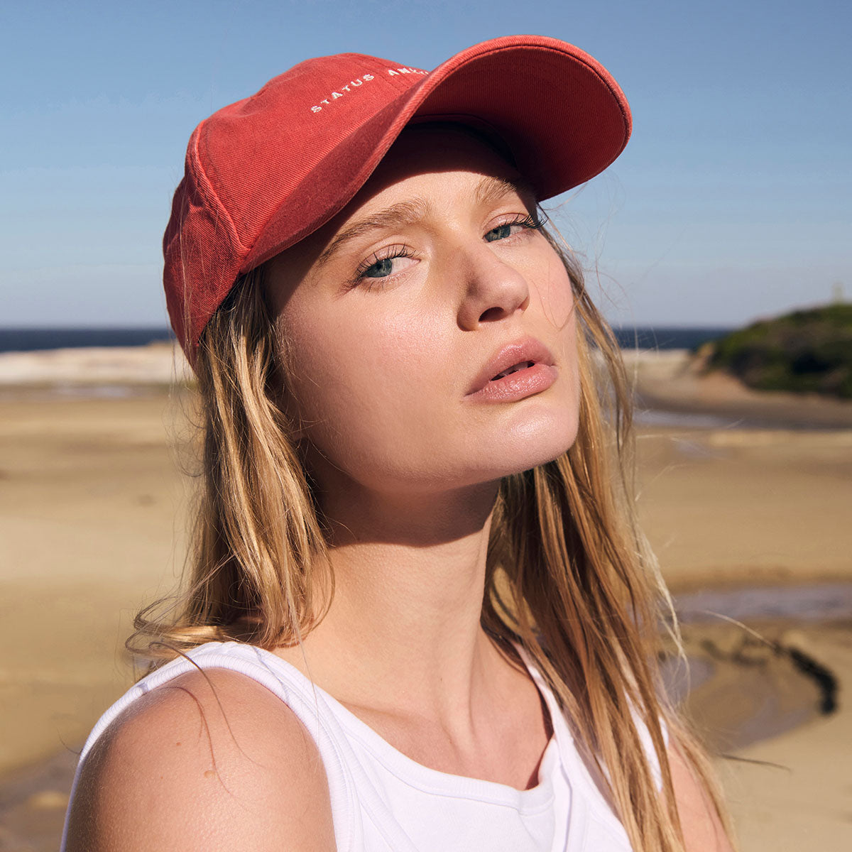 Status Anxiety Under the Sun Hat Watermelon