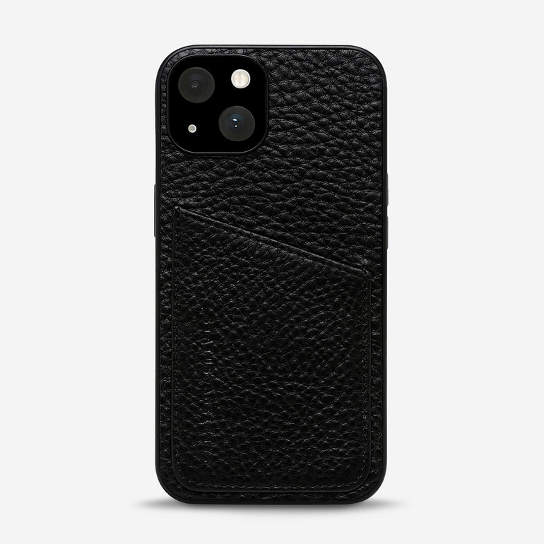 Status Anxiety Who's Who Leather iPhone Cases Black