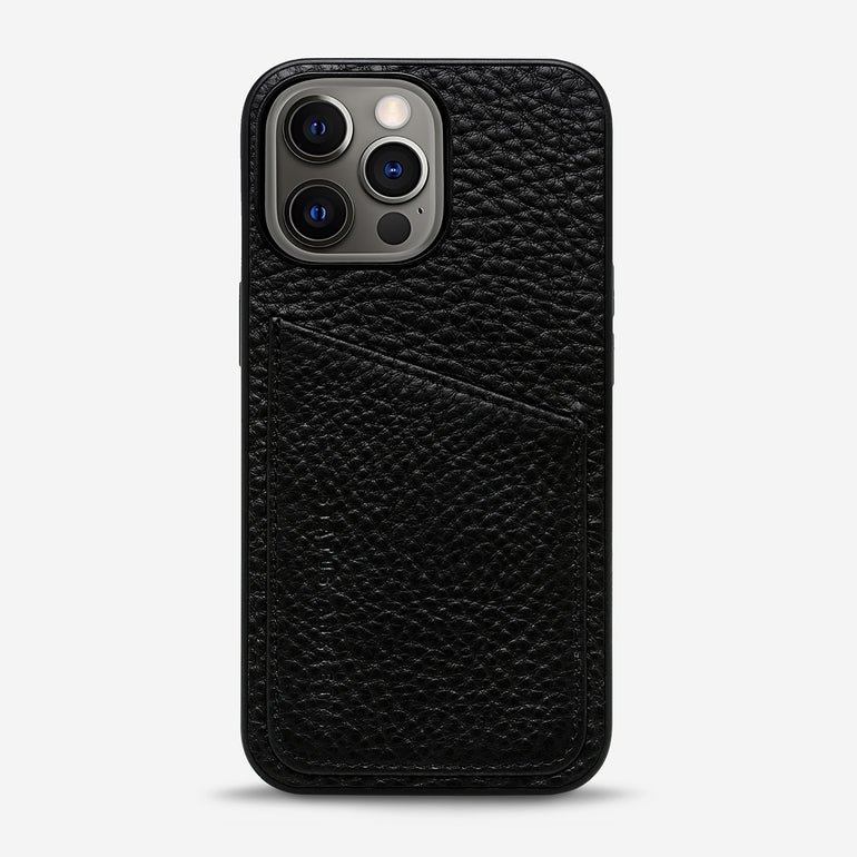 Status Anxiety Who's Who Leather iPhone Cases Black