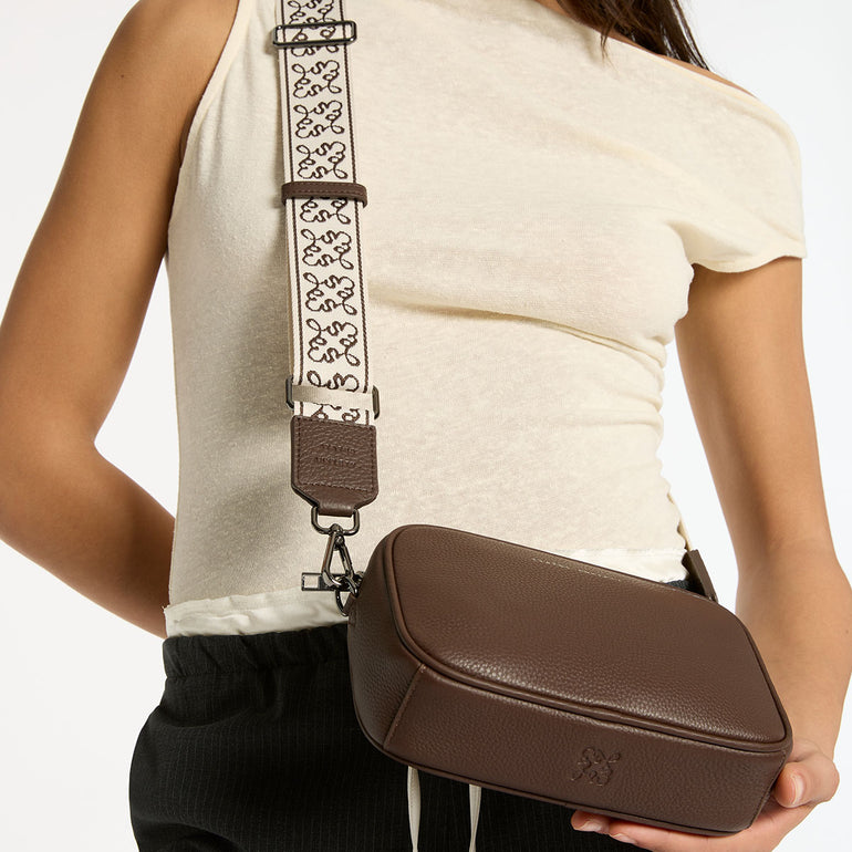 Status Anxiety Cocoa Jacquard Strap for Bags