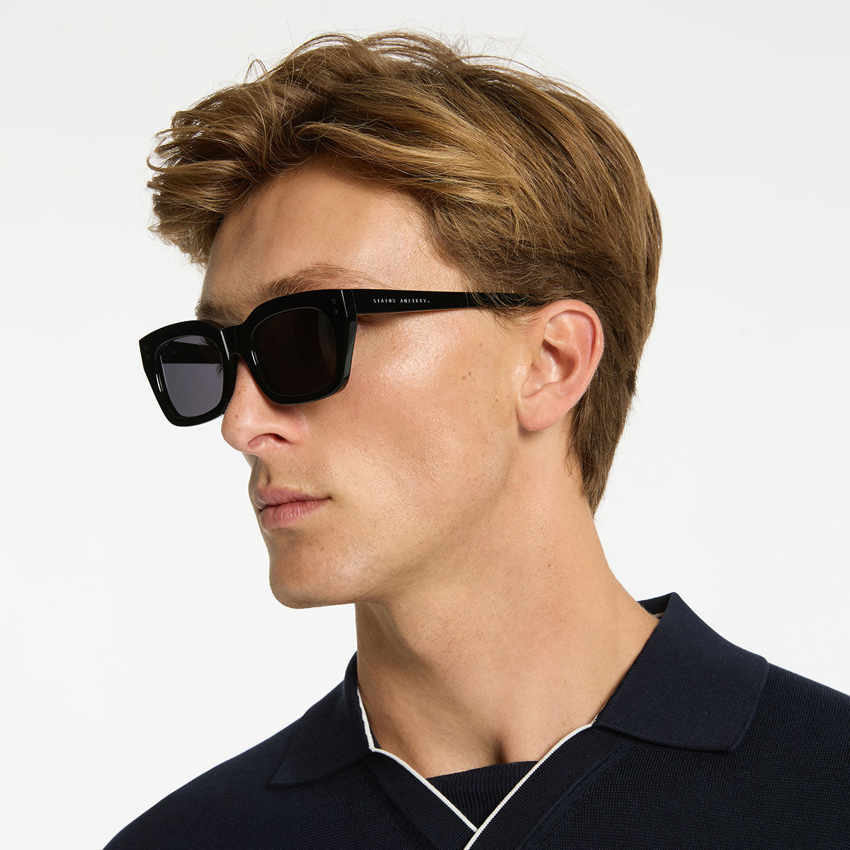Status Anxiety Antagonist black sunglasses for men