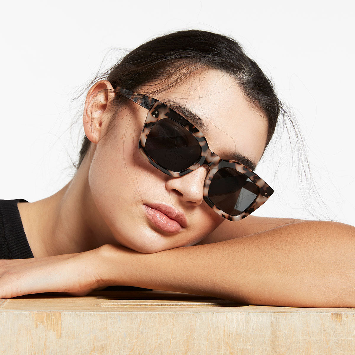 Status Anxiety Antagonist Sunglasses White Tort