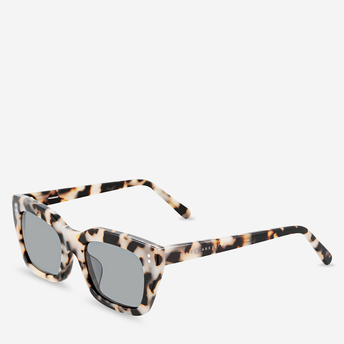 Status Anxiety Antagonist Sunglasses White Tort