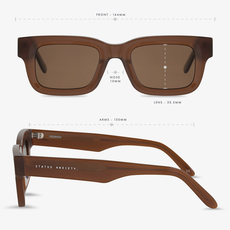 Status Anxiety Disorient Sunglasses Brown