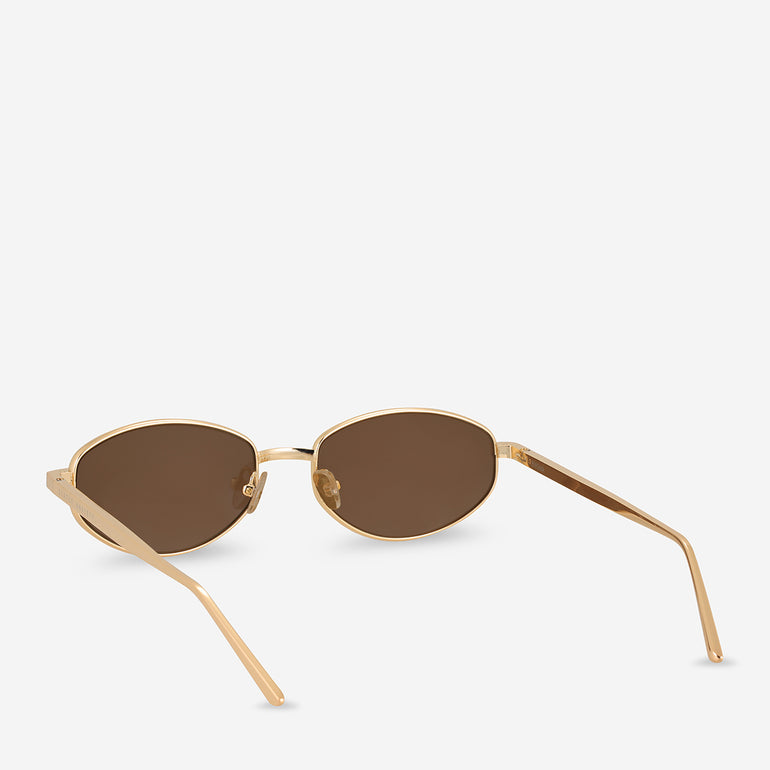 Status Anxiety Enigma Sunglasses Gold