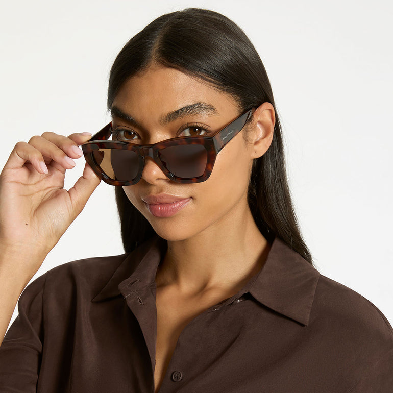 Status Anxiety Mirage Sunglasses Brown Tort