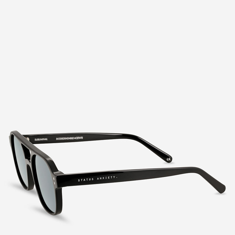 Status Anxiety Subliminal Sunglasses Black