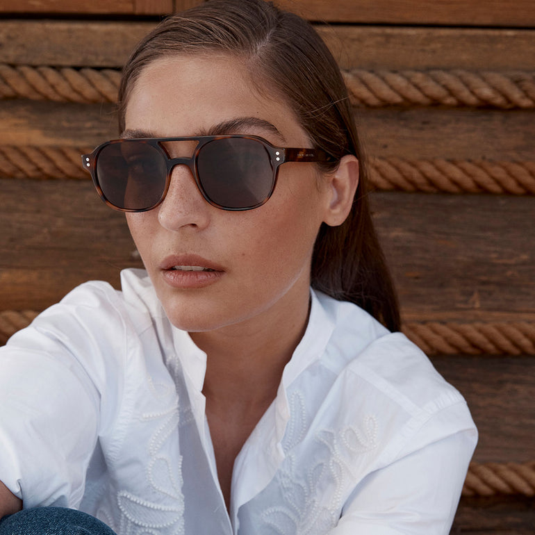 Status Anxiety Subliminal Sunglasses Brown Tort