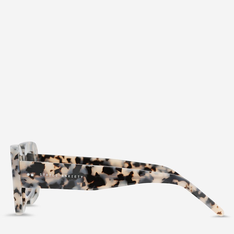 Status Anxiety Unyielding Sunglasses White Tort