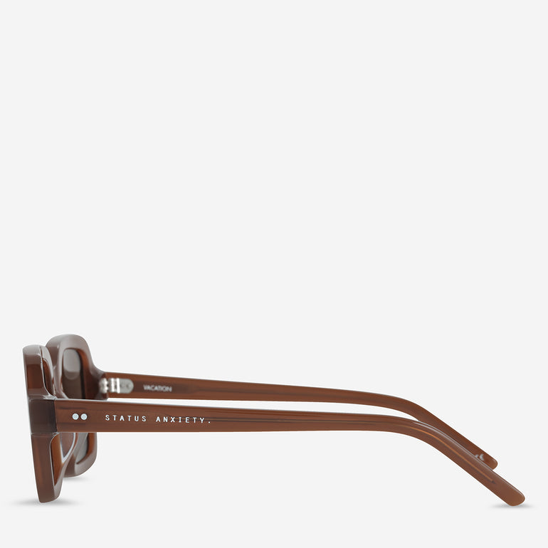 Status Anxiety Vacation Sunglasses Brown