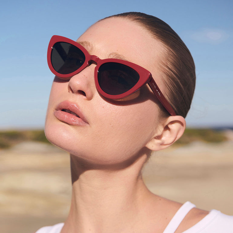 Status Anxiety Villain Sunglasses Cherry