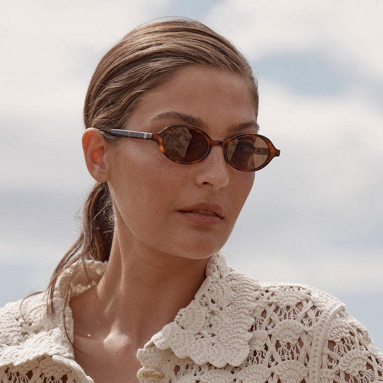 Status Anxiety Wonder Sunglasses Brown Tort