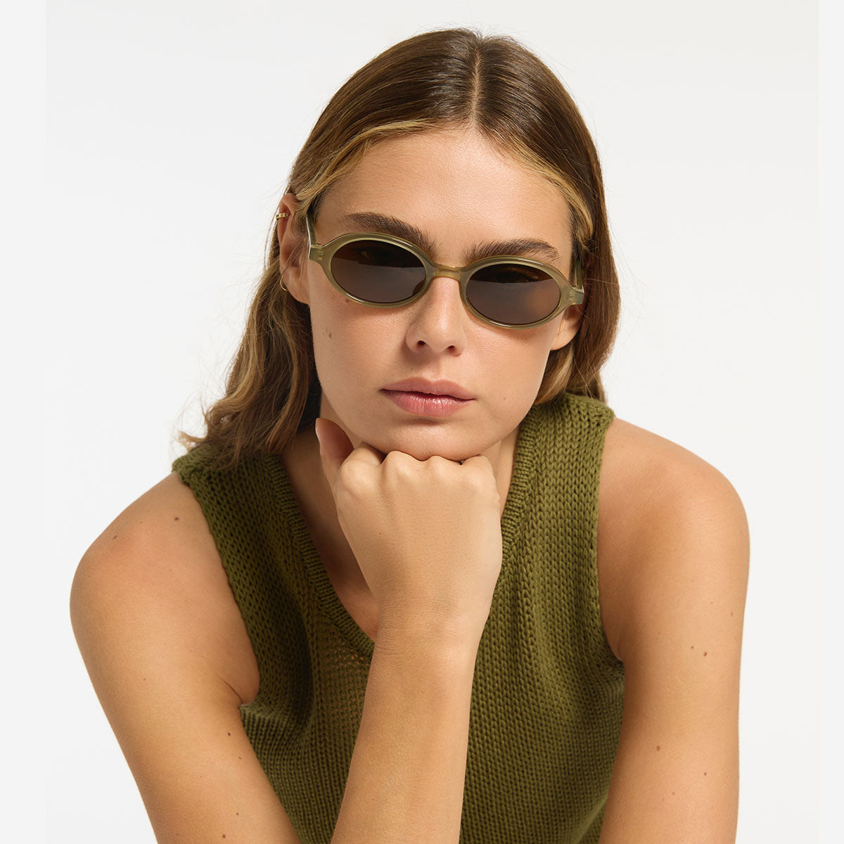 Status Anxiety Wonder Sunglasses Pear