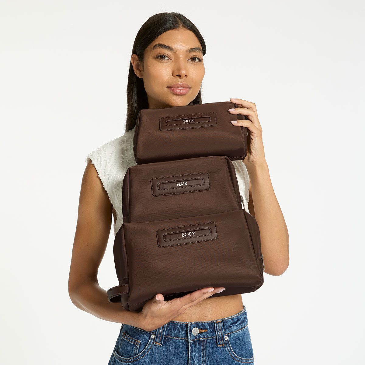 Hunter Recycled Toiletry Bag Bundle - Truffle