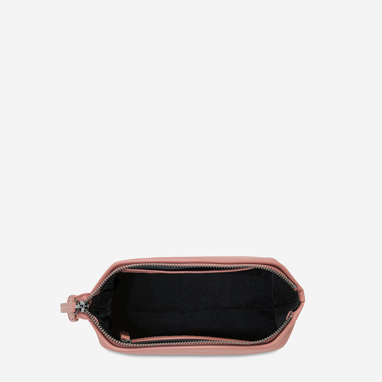 Status Anxiety Thinking of a Place Leather Toiletry Bag Dusty Rose