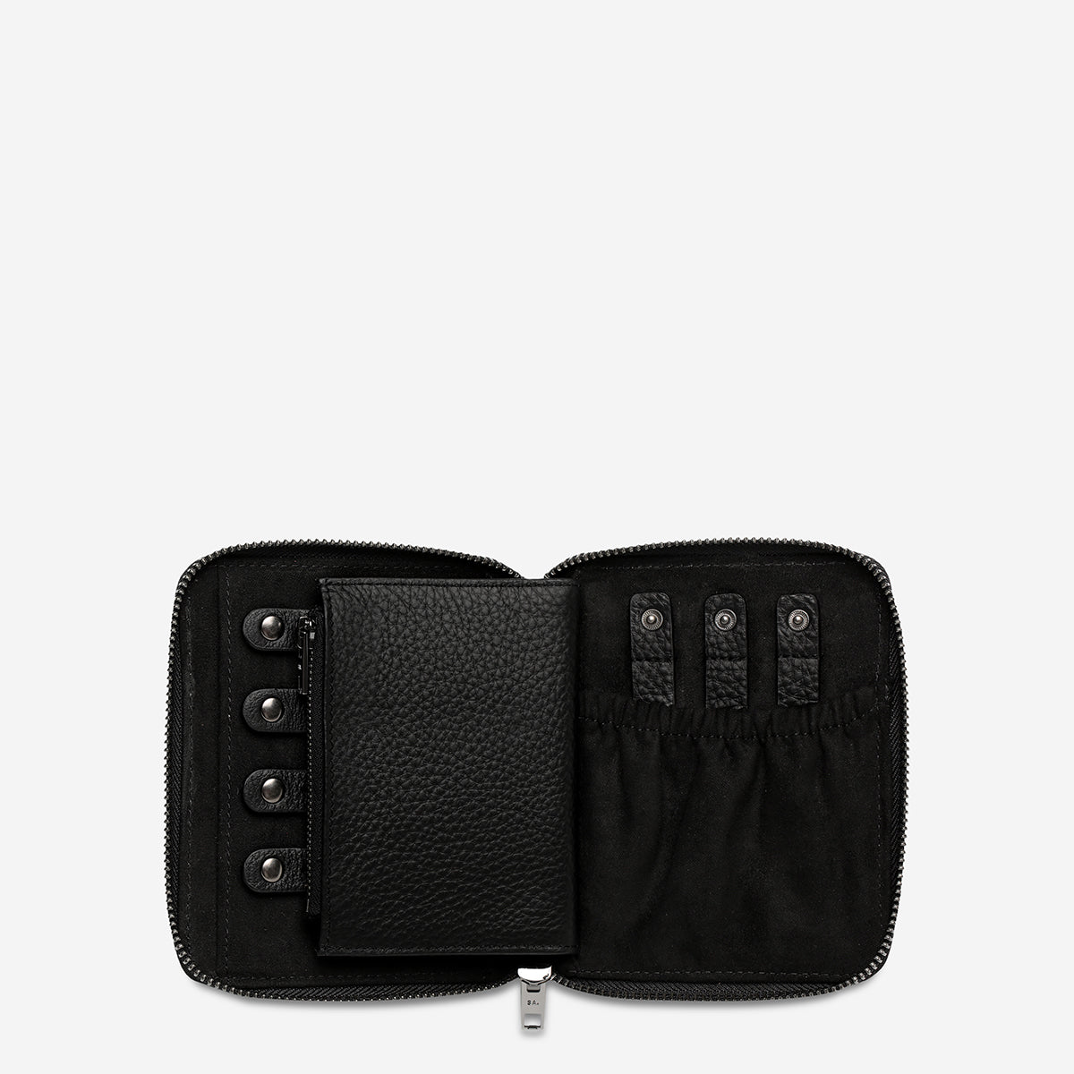Status Anxiety Change Always Comes Jewellery Case Black
