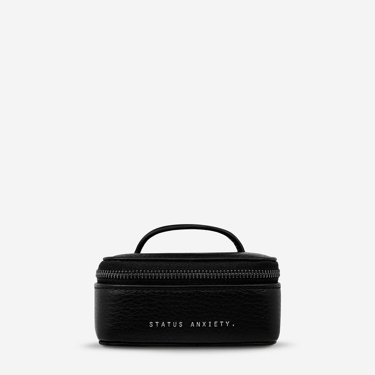 Status Anxiety Heartbreaker Leather Jewellery Case Black