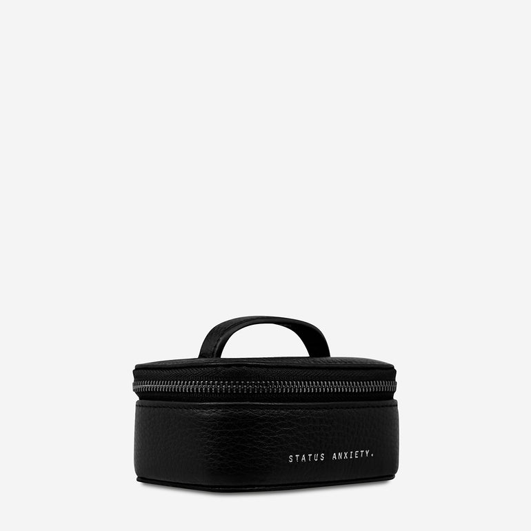 Status Anxiety Heartbreaker Leather Jewellery Case Black