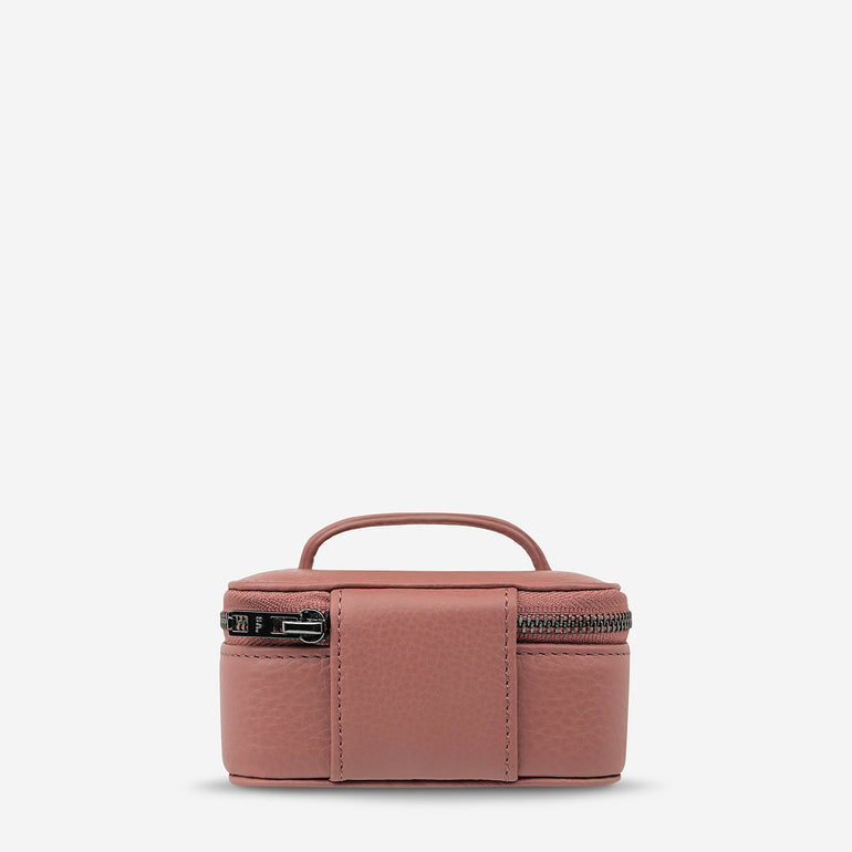 Status Anxiety Heartbreaker Leather Jewellery Case Dusty Rose