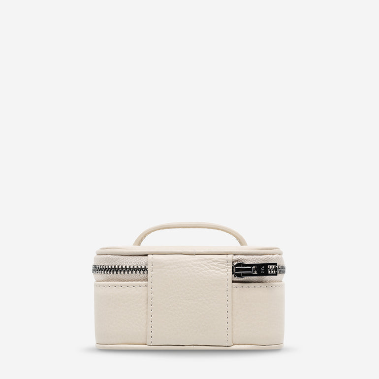 Status Anxiety Heartbreaker Leather Jewellery Case Oat