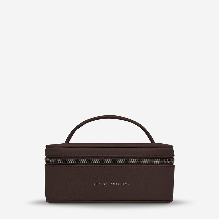 Status Anxiety Shining Armour Leather Case Cocoa