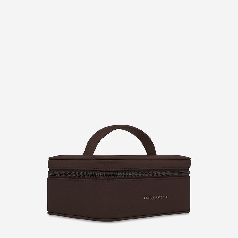 Status Anxiety Shining Armour Leather Case Cocoa