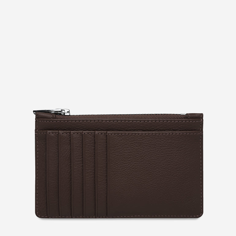 Status Anxiety Avoiding Things Women's Leather Wallet Cocoa
