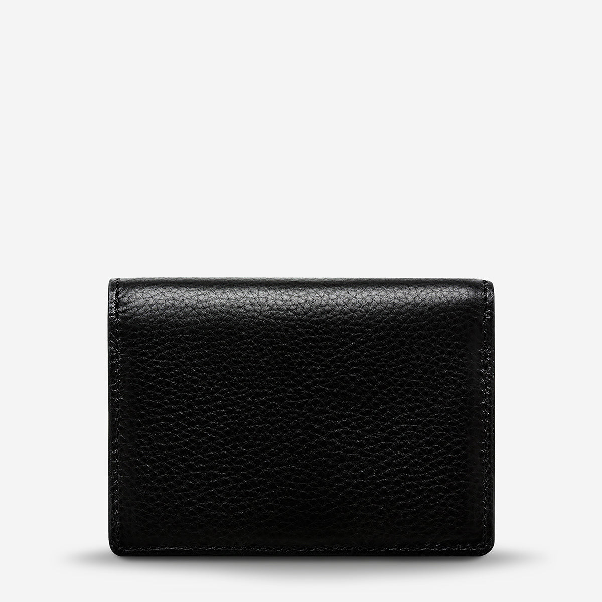 Status Anxiety Easy Does It Women's Leather Wallet Black