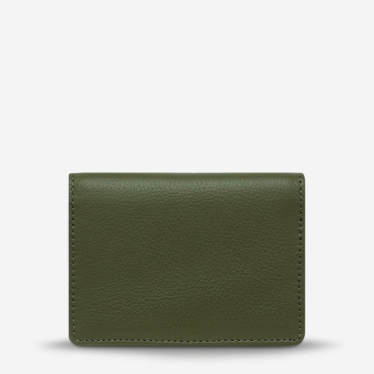 Status Anxiety Easy Does It Women's Leather Wallet Khaki