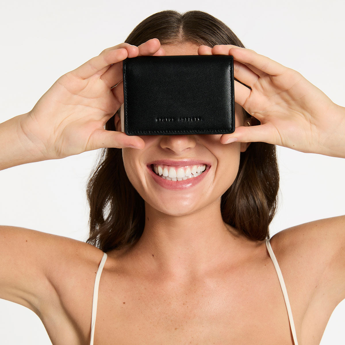 Status Anxiety Easy Does It Women's Leather Wallet Black Nappa