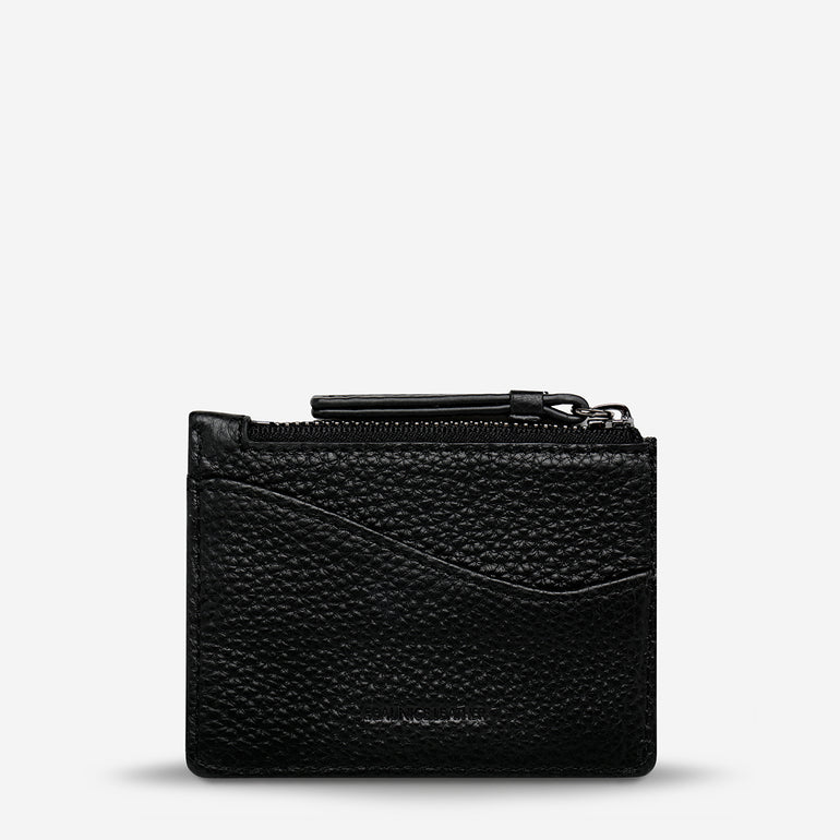 Status Anxiety Hearts Still Beating Leather Wallet Black