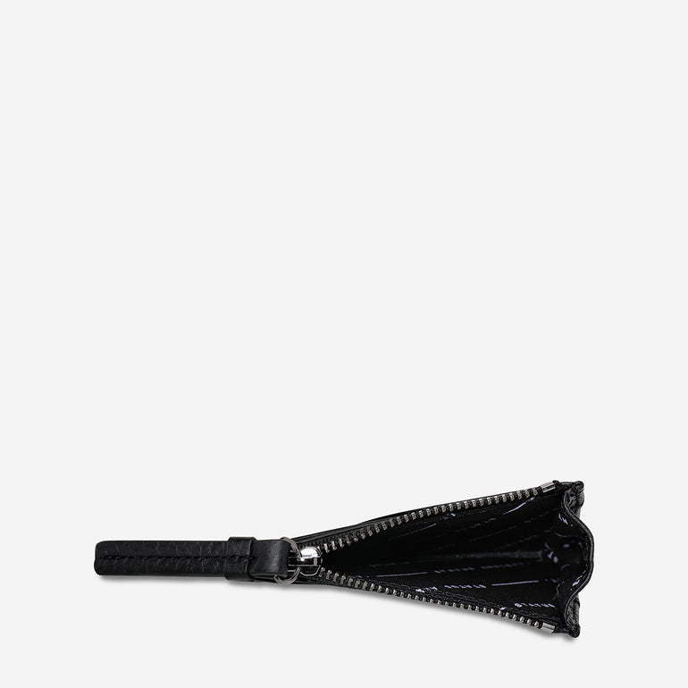 Status Anxiety Hearts Still Beating Leather Wallet Black