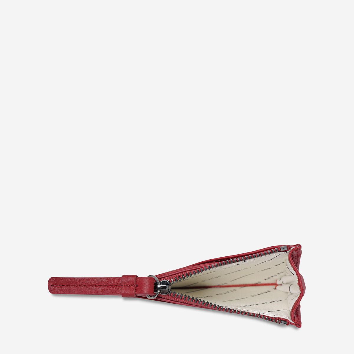 Status Anxiety Hearts Still Beating Leather Wallet Rouge