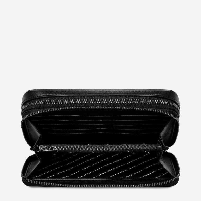 Status Anxiety Home Soon Leather Tech Case Black