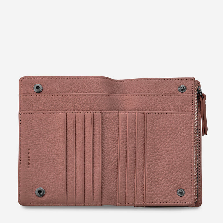 Status Anxiety Insurgency Women's Leather Wallet Dusty Rose