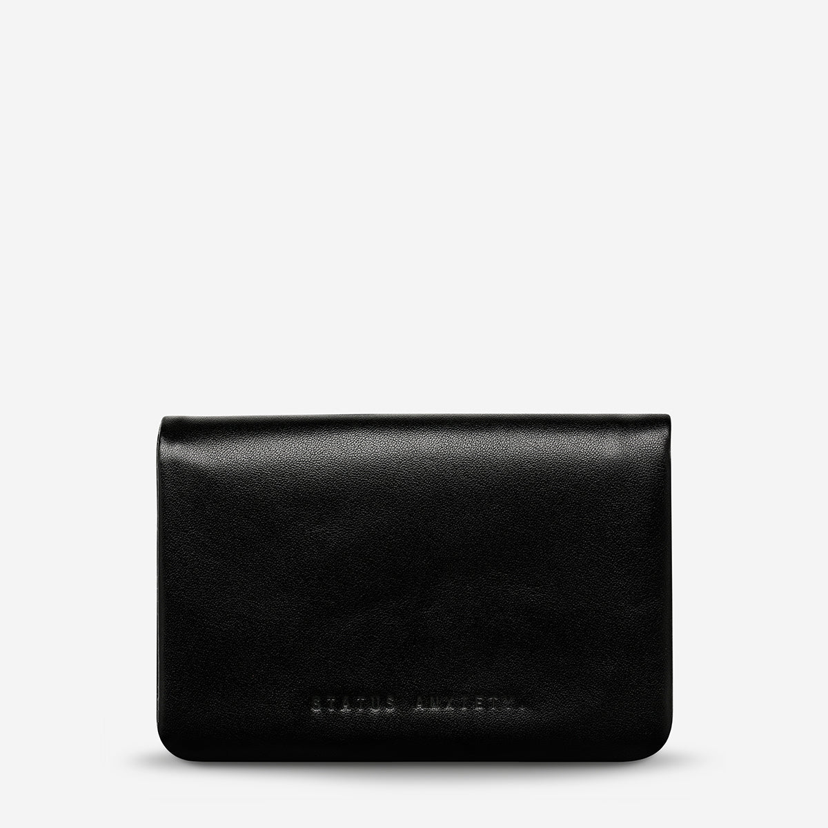 Status Anxiety Is Now Better Women's Leather Wallet Black Nappa
