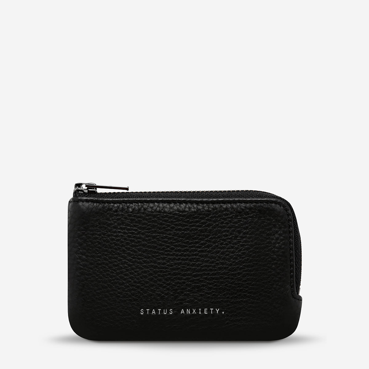 Status Anxiety Left Behind Women's Leather Pouch Black