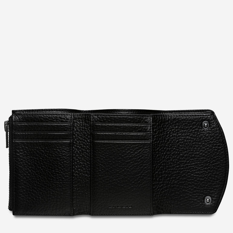 Status Anxiety Lucky Sometimes Women's Leather Wallet Black