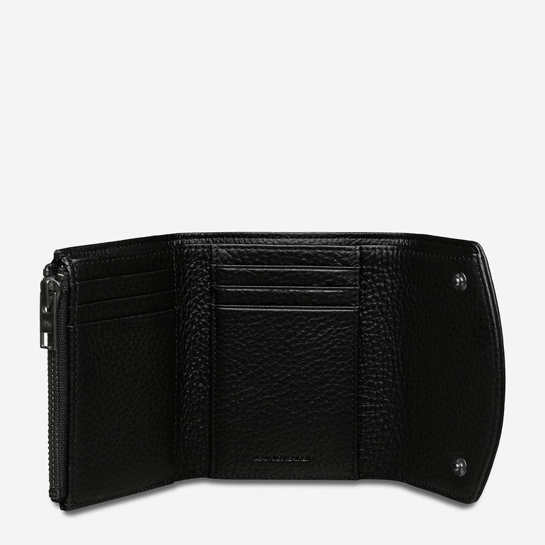 Status Anxiety Lucky Sometimes Women's Leather Wallet Black